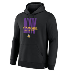 Minnesota Vikings Right Tackle Legacy Pullover Hoodie - Black