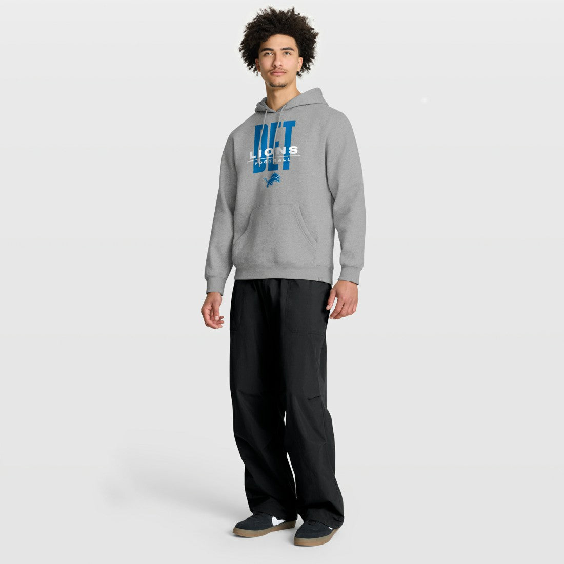 Detroit Lions Right Tackle Legacy Pullover Hoodie - Heather Gray