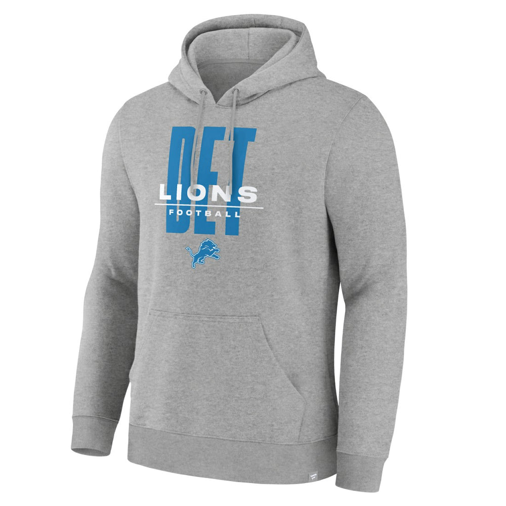 Detroit Lions Right Tackle Legacy Pullover Hoodie - Heather Gray