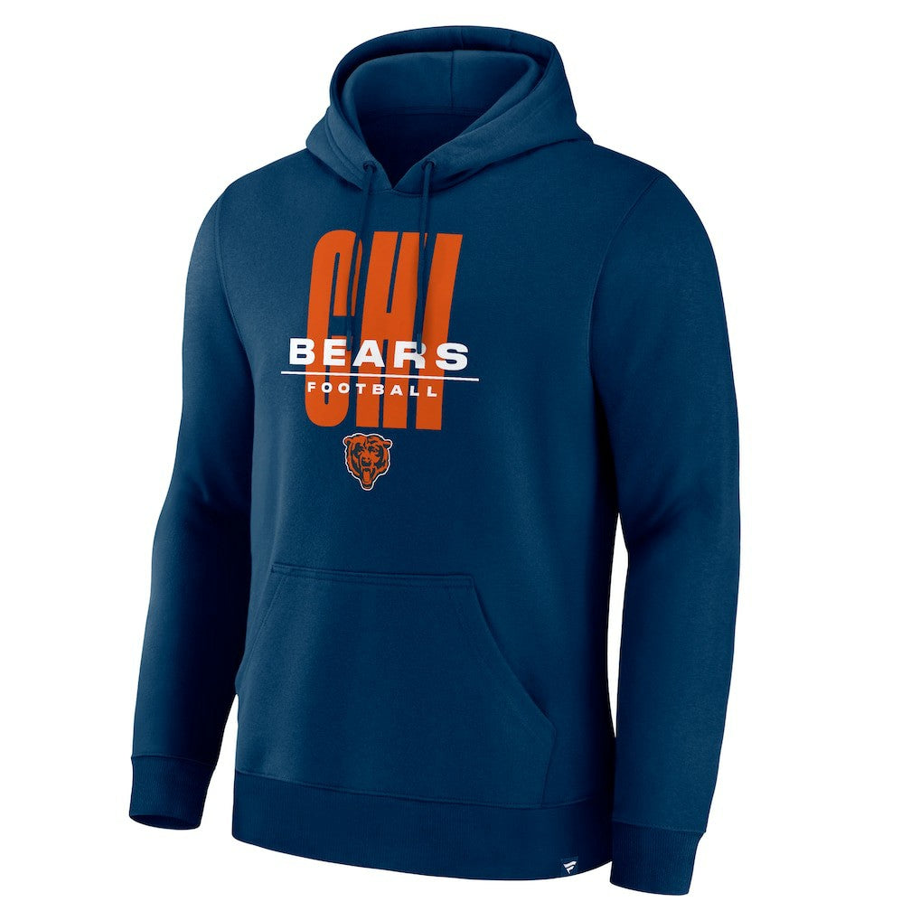 Chicago Bears Right Tackle Legacy Pullover Hoodie - Navy