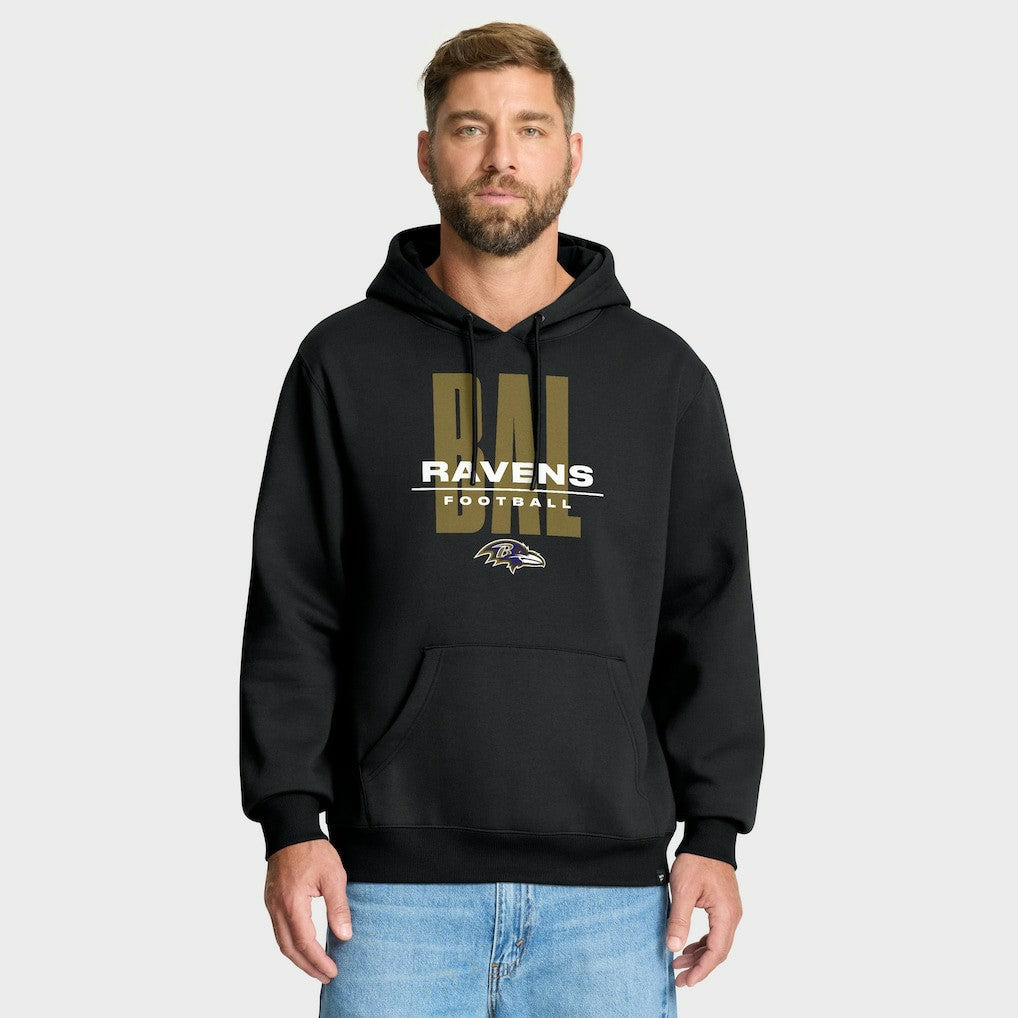 Baltimore Ravens Right Tackle Legacy Pullover Hoodie - Black