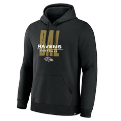 Baltimore Ravens Right Tackle Legacy Pullover Hoodie - Black