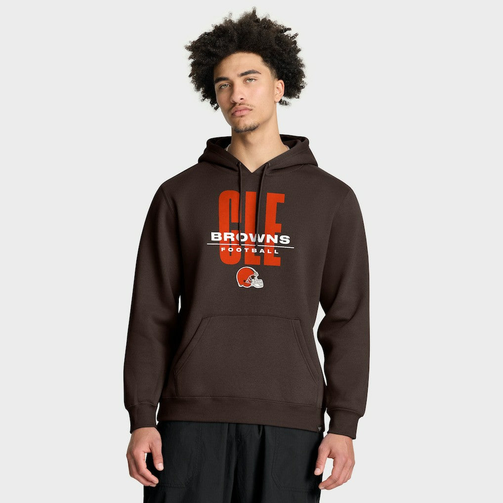 Cleveland Browns Right Tackle Legacy Pullover Hoodie - Brown