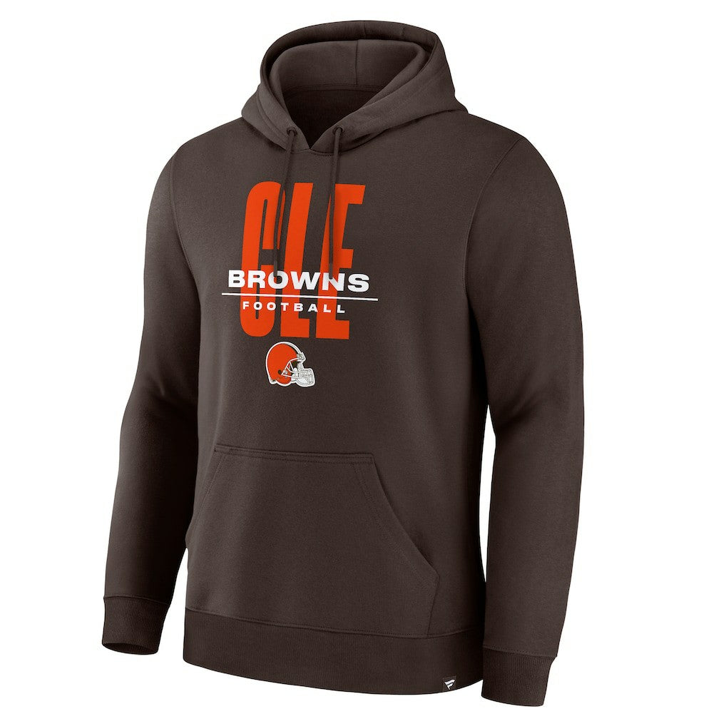 Cleveland Browns Right Tackle Legacy Pullover Hoodie - Brown