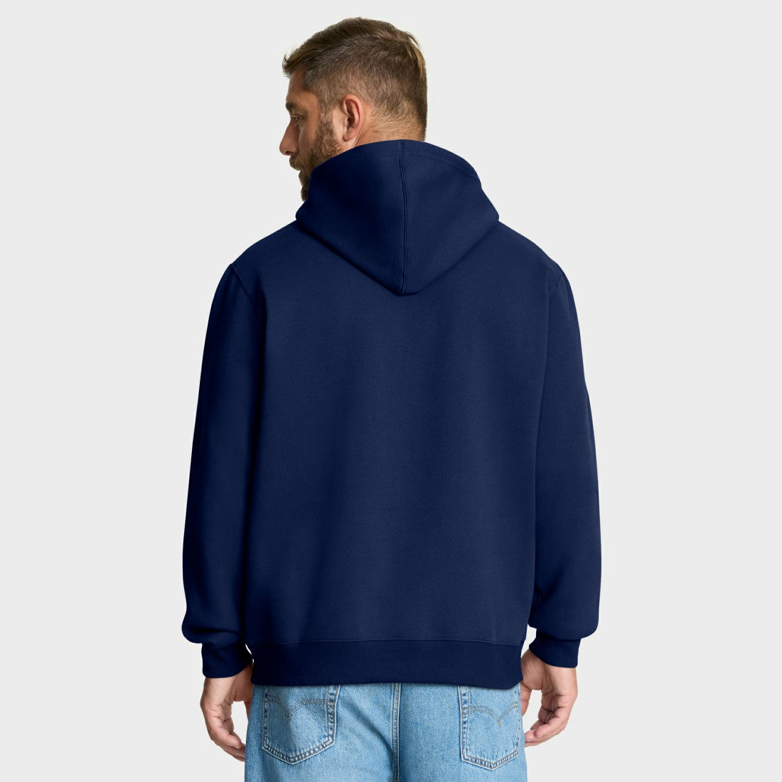 Denver Broncos Right Tackle Legacy Pullover Hoodie - Navy
