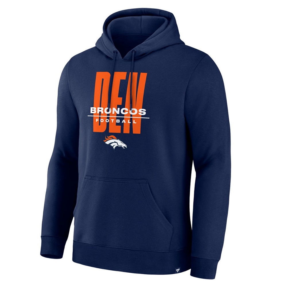 Denver Broncos Right Tackle Legacy Pullover Hoodie - Navy