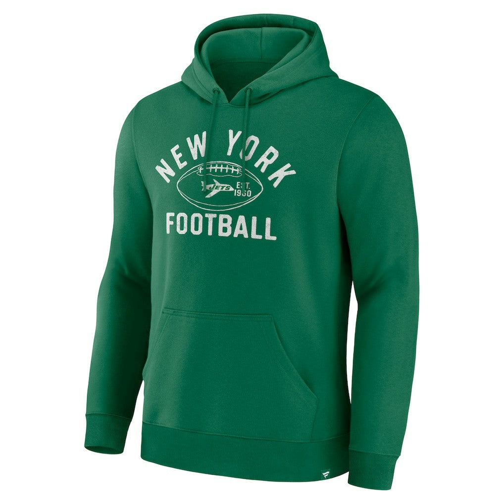 New York Jets Fumblerooski Legacy Pullover Hoodie Kelly Green