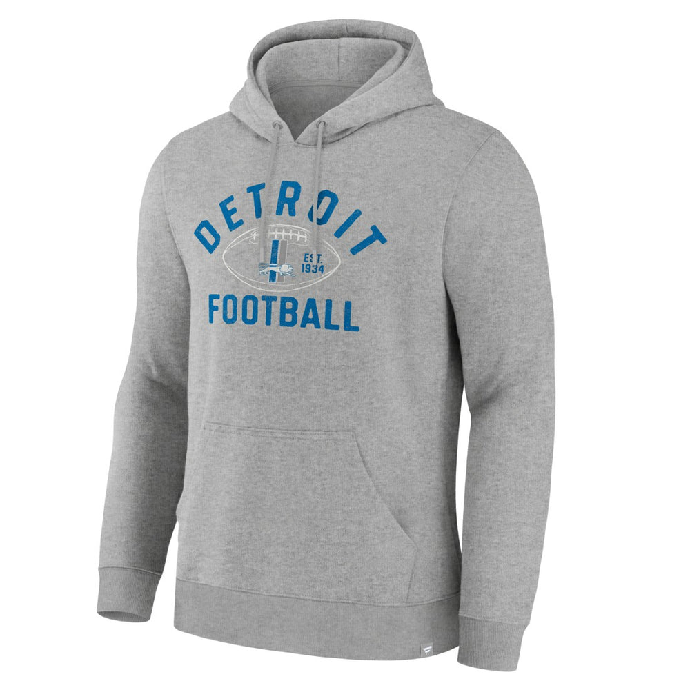 Detroit Lions Fumblerooski Legacy Pullover Hoodie Heather Gray