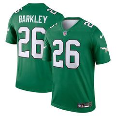 Saquon Barkley Philadelphia Eagles Legend Player Performance Top Kelly Green