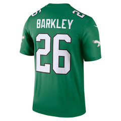 Saquon Barkley Philadelphia Eagles Legend Player Performance Top Kelly Green