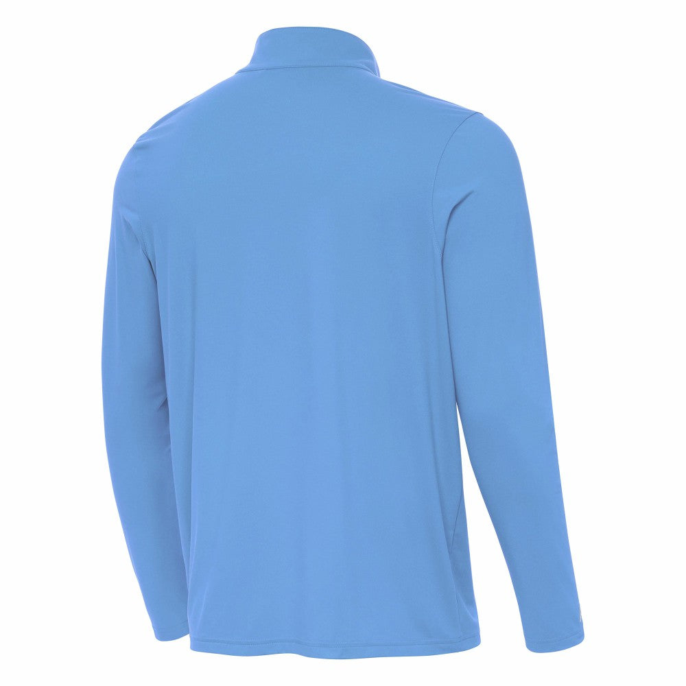 Cleveland Guardians Antigua Intent Quarter-Zip Top - Powder Blue Tops