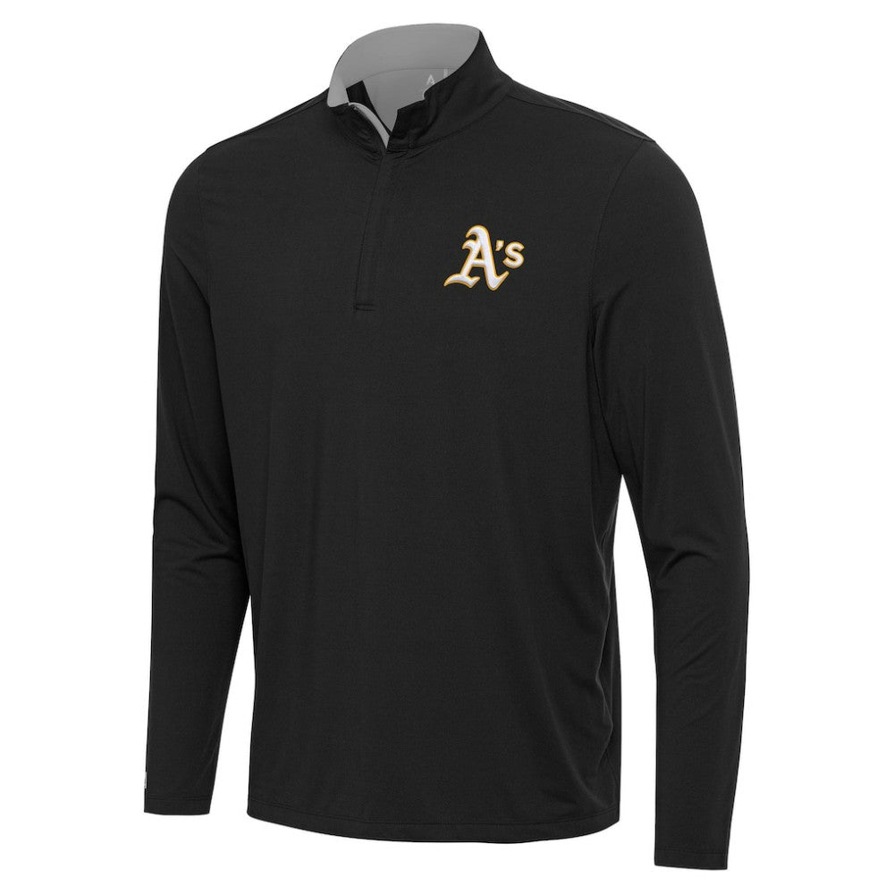 Athletics Antigua Content Quarter-Zip Top - Black Tops
