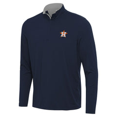 Houston Astros Antigua Content Quarter-Zip Top - Navy Tops