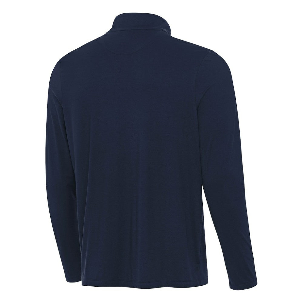 Atlanta Braves Antigua Content Quarter-Zip Top - Navy Tops