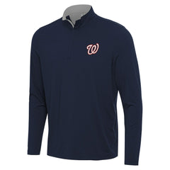 Washington Nationals Antigua Content Quarter-Zip Top - Navy Tops