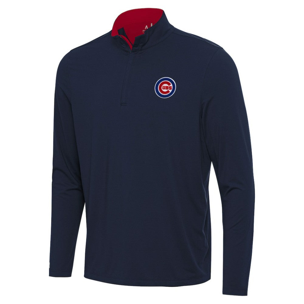 Chicago Cubs Antigua Content Quarter-Zip Top - Navy Tops