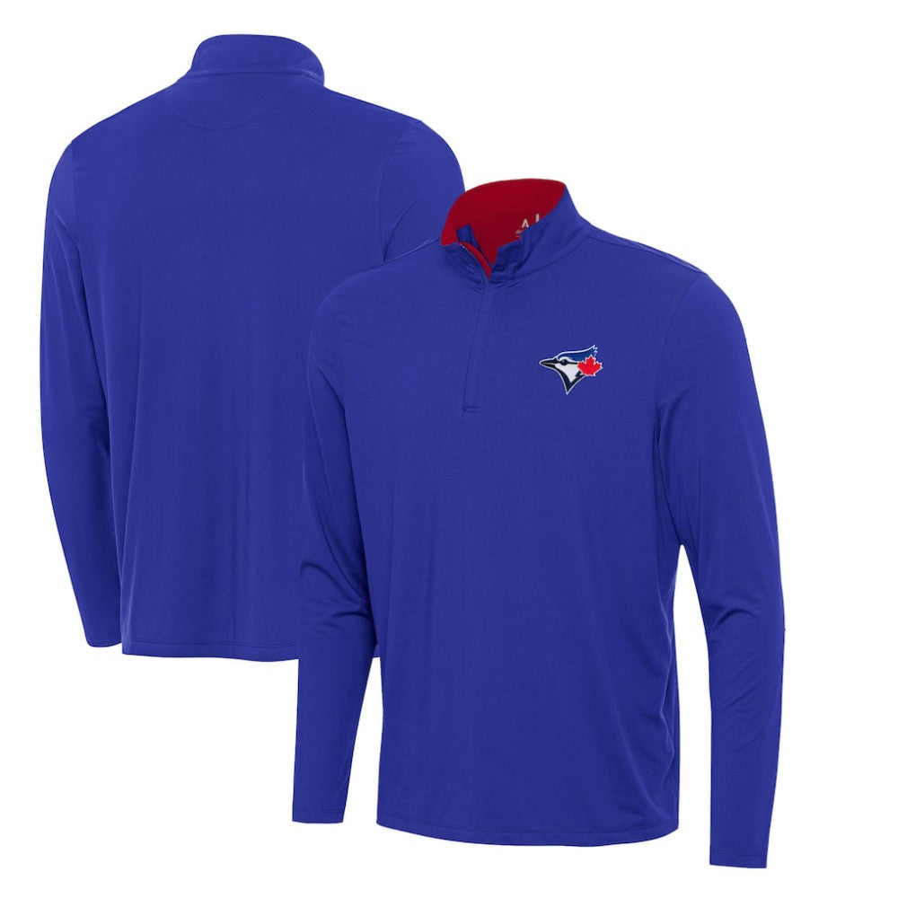 Toronto Blue Jays Antigua Content Quarter-Zip Top - Royal Tops