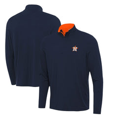 Houston Astros Antigua Content Quarter-Zip Top - Navy Tops