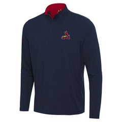 St. Louis Cardinals Antigua Content Quarter-Zip Top - Navy Tops