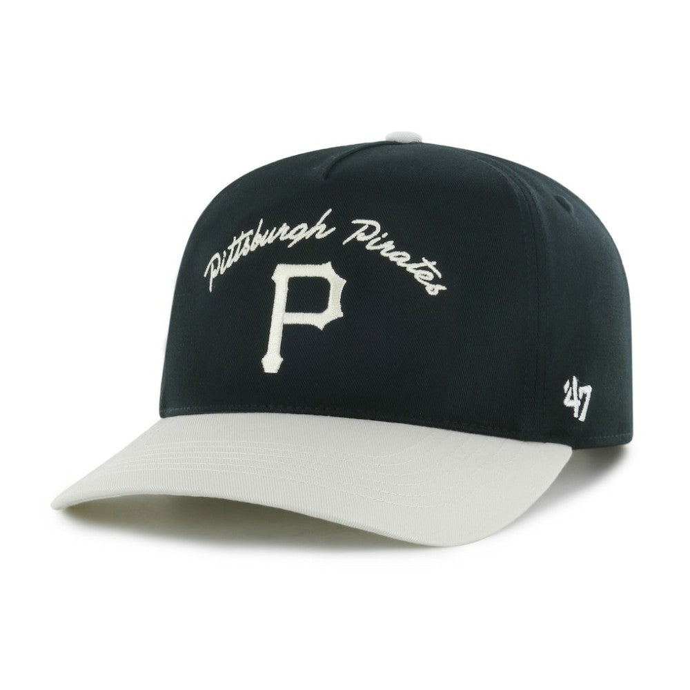 Pittsburgh Pirates '47 Stable Hitch Adjustable Hat - Black Hats
