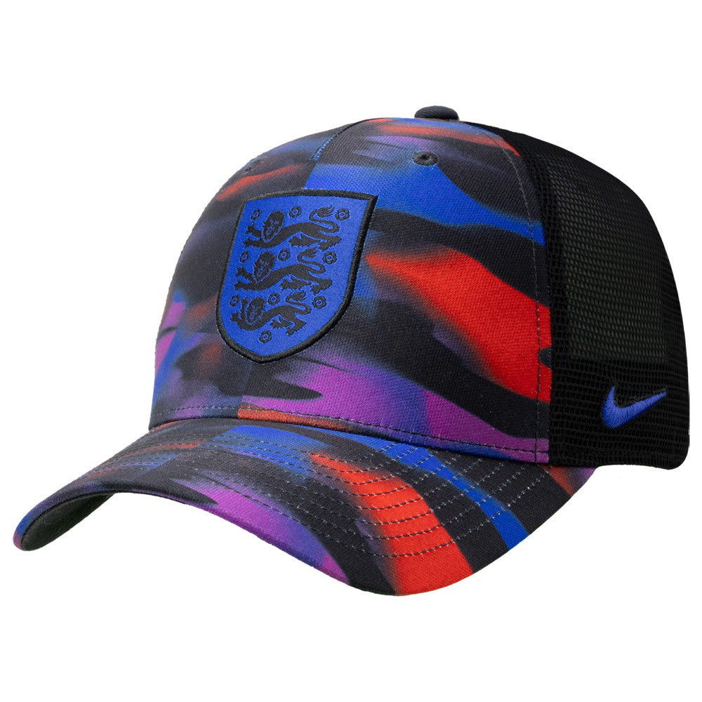 England National Team Unisex Rise Printed Trucker Adjustable Hat Black shop