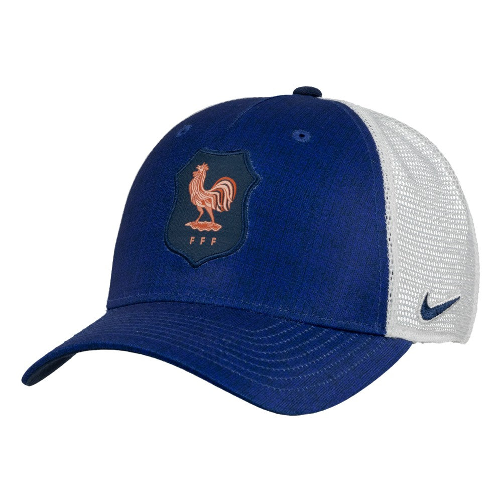 France National Team Unisex Rise Printed Trucker Adjustable Hat Navy sale