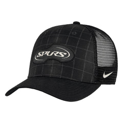 Tottenham Hotspur Unisex Rise Printed Trucker Adjustable Hat Black
