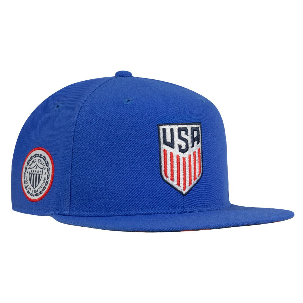 USMNT Unisex Pro Snapback Hat Royal sale