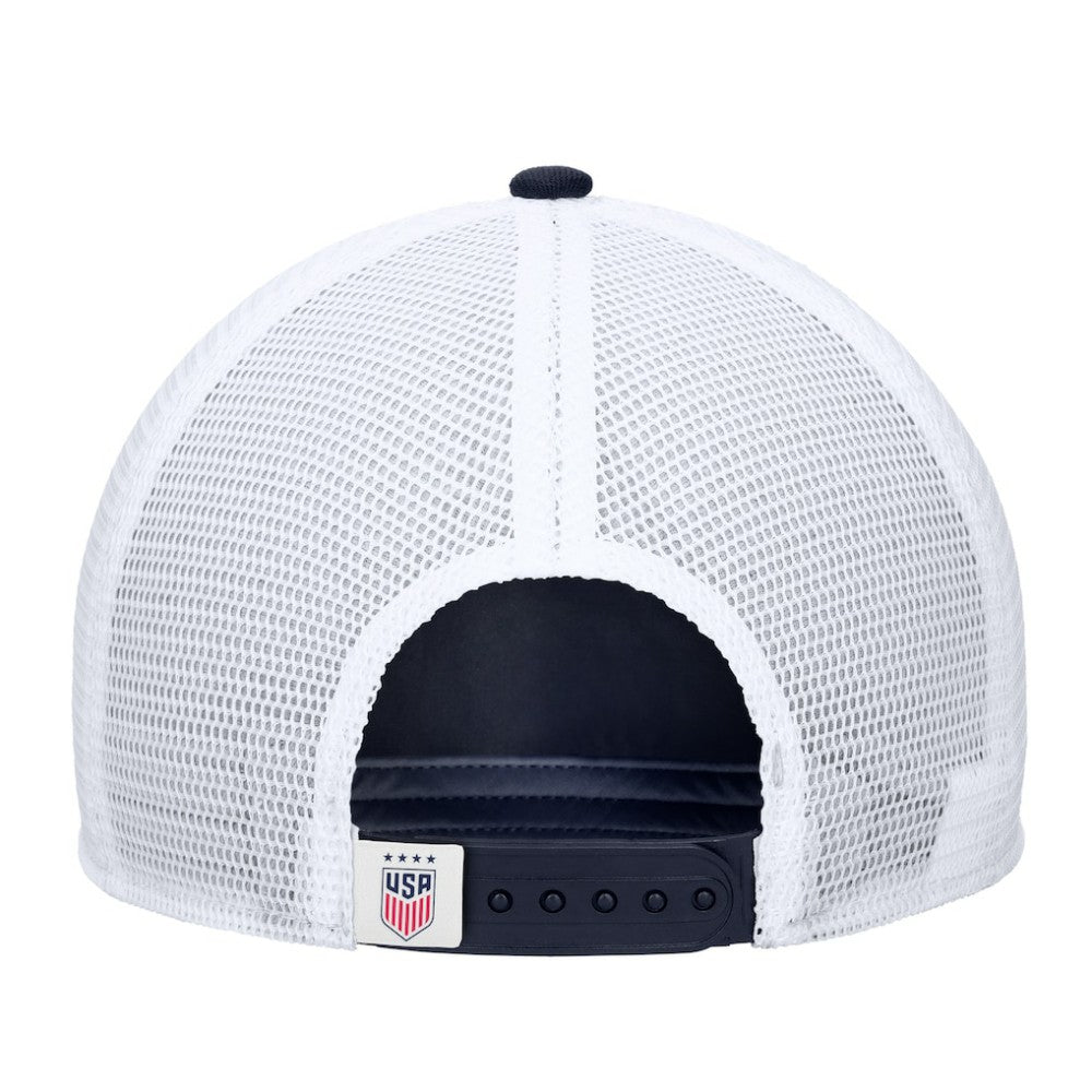 USWNT Unisex Rise Trucker Adjustable Hat Navy