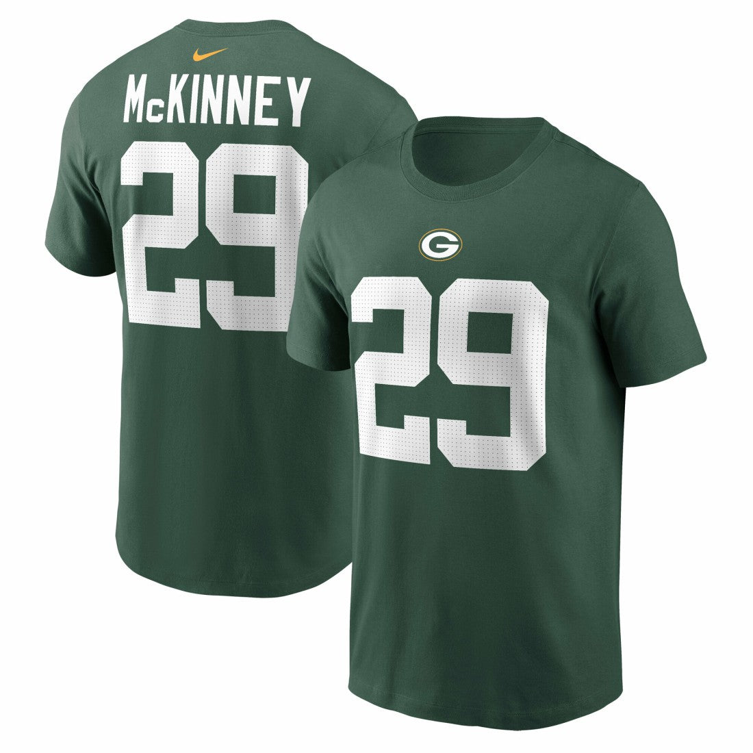 Xavier McKinney Green Bay Packers Name & Number T-Shirt Green