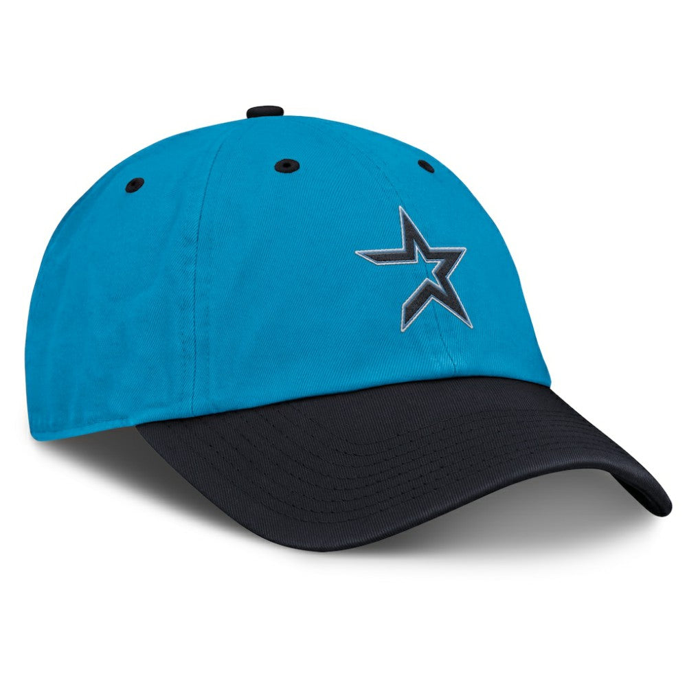 Houston Astros Nike Neon 90s Club Adjustable Hat - Blue/Navy Hats