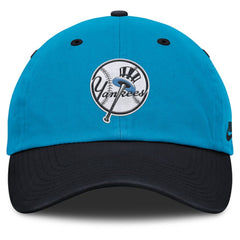 New York Yankees Nike Neon 90s Club Adjustable Hat - Blue/Navy Hats