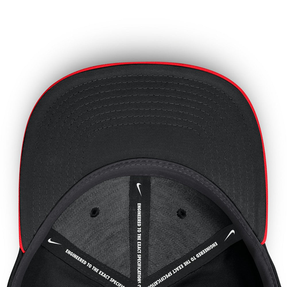 New York Mets Nike Neon 90s Rise SwooshFlex Hat - Crimson/Black Hats