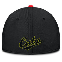 Chicago Cubs Nike Neon 90s Rise SwooshFlex Hat - Crimson/Black Hats