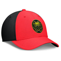 Houston Astros Nike Neon 90s Rise SwooshFlex Hat - Crimson/Black Hats