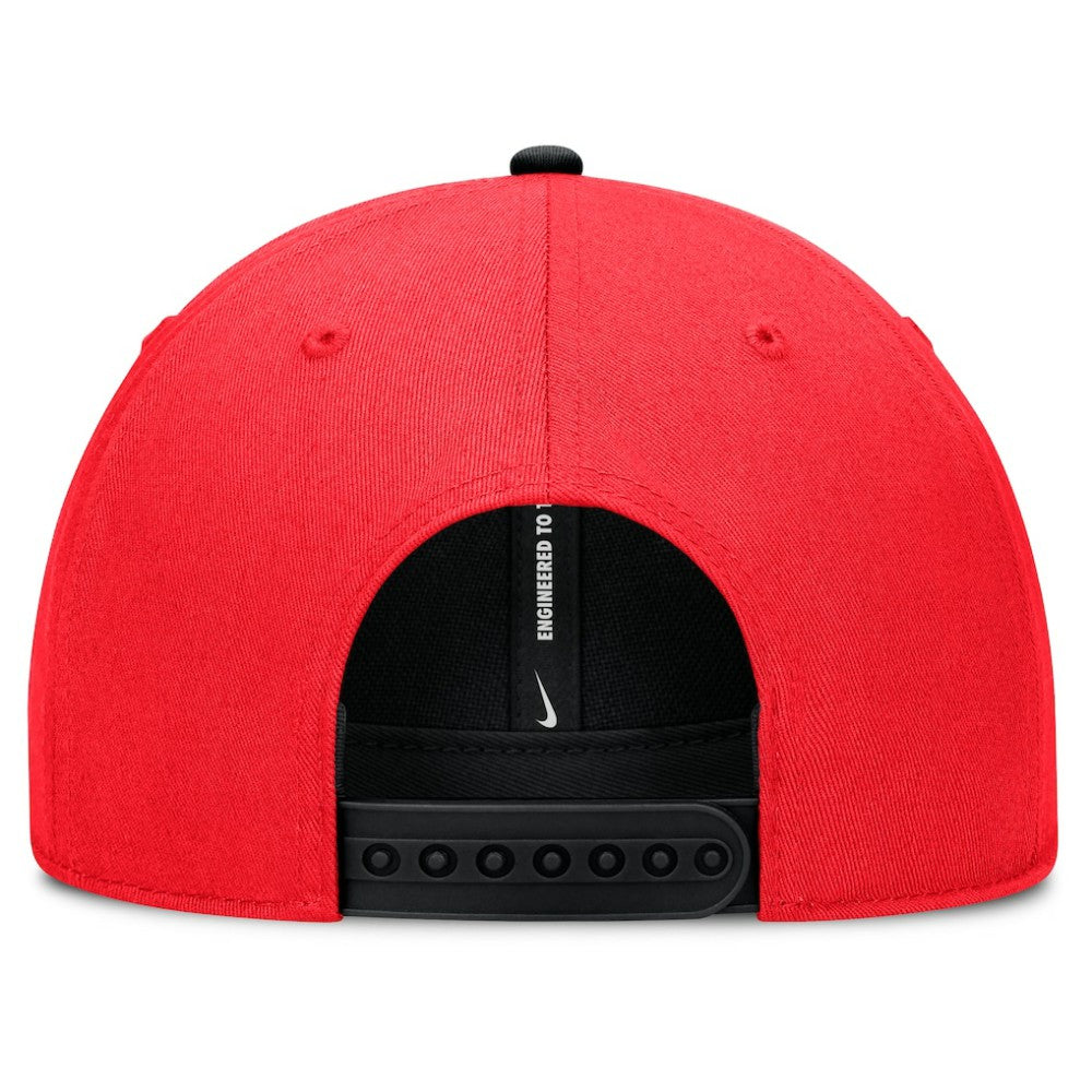 Seattle Mariners Nike Neon 90s Rise Adjustable Hat - Crimson/Black Hats