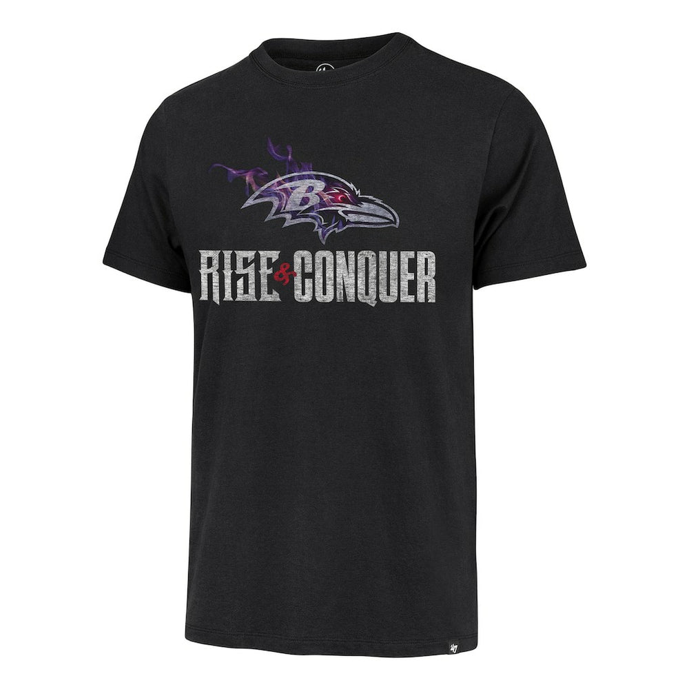 Baltimore Ravens '47 Rise and Conquer Franklin T-Shirt Black