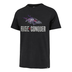Baltimore Ravens '47 Rise and Conquer Franklin T-Shirt Black