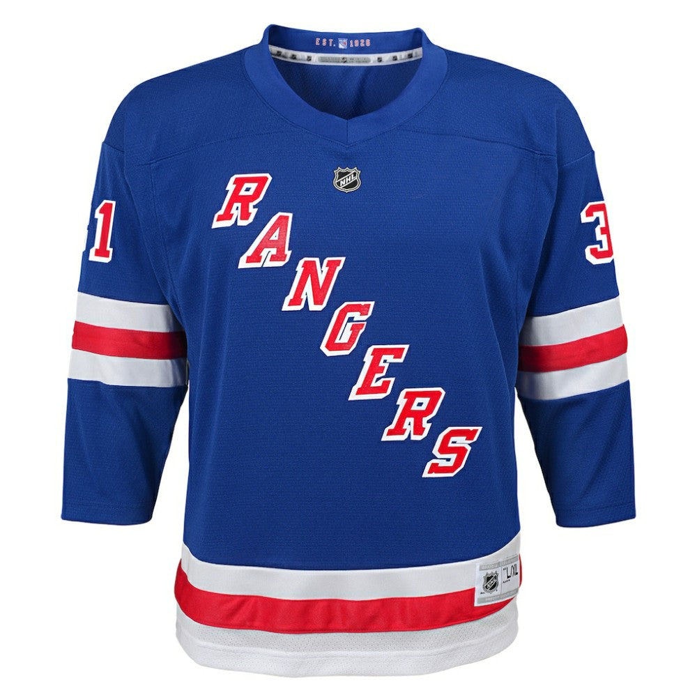 NHL Igor Shesterkin New York Rangers Youth Home Replica Player Jersey - Blue