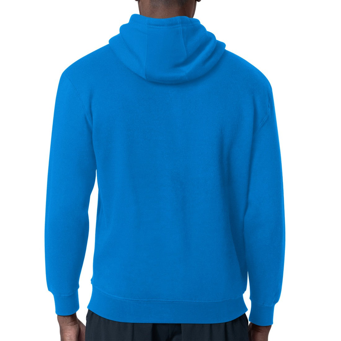 Detroit Lions Starter Mesh Look Retro Team Logo Pullover Hoodie Blue