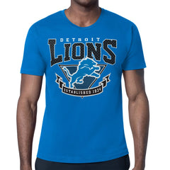 Detroit Lions Starter '80s Inspired Team Logo T-Shirt  Blue