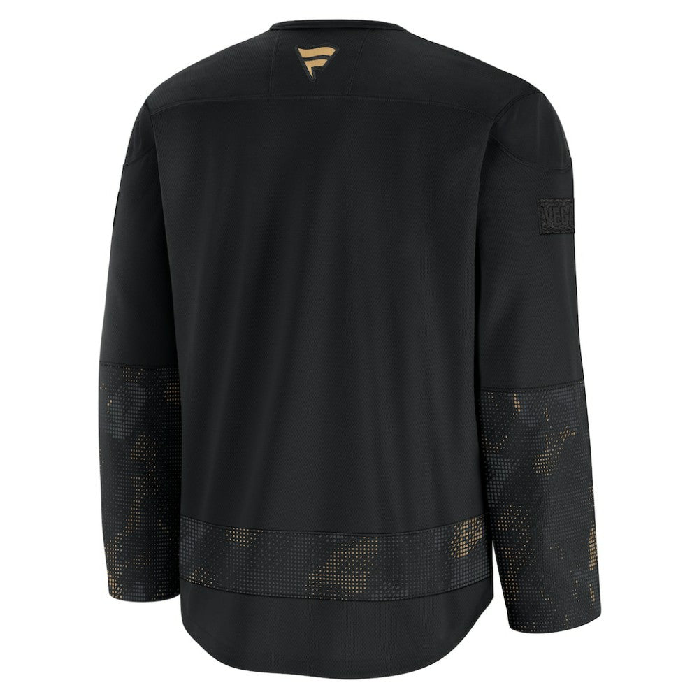 NHL Vegas Golden Knights Fanatics 2024 Military Appreciation Practice Jersey - Black
