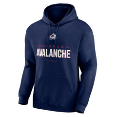 NHL,Custom Colorado Avalanche Personalized Name & Number Midfielder Pullover Hoodie - Navy