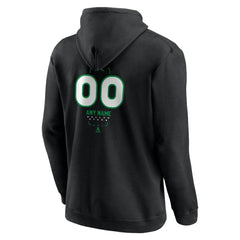 NHL,Custom Dallas Stars Personalized Name & Number Midfielder Pullover Hoodie - Black