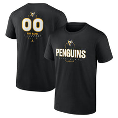 NHL,Custom Pittsburgh Penguins Personalized Name & Number Midfielder T-Shirt - Black