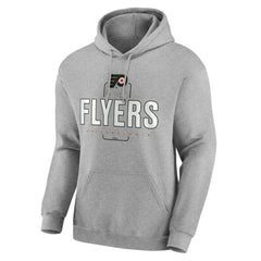 NHL,Custom Philadelphia Flyers Personalized Name & Number Midfielder Pullover Hoodie - Gray