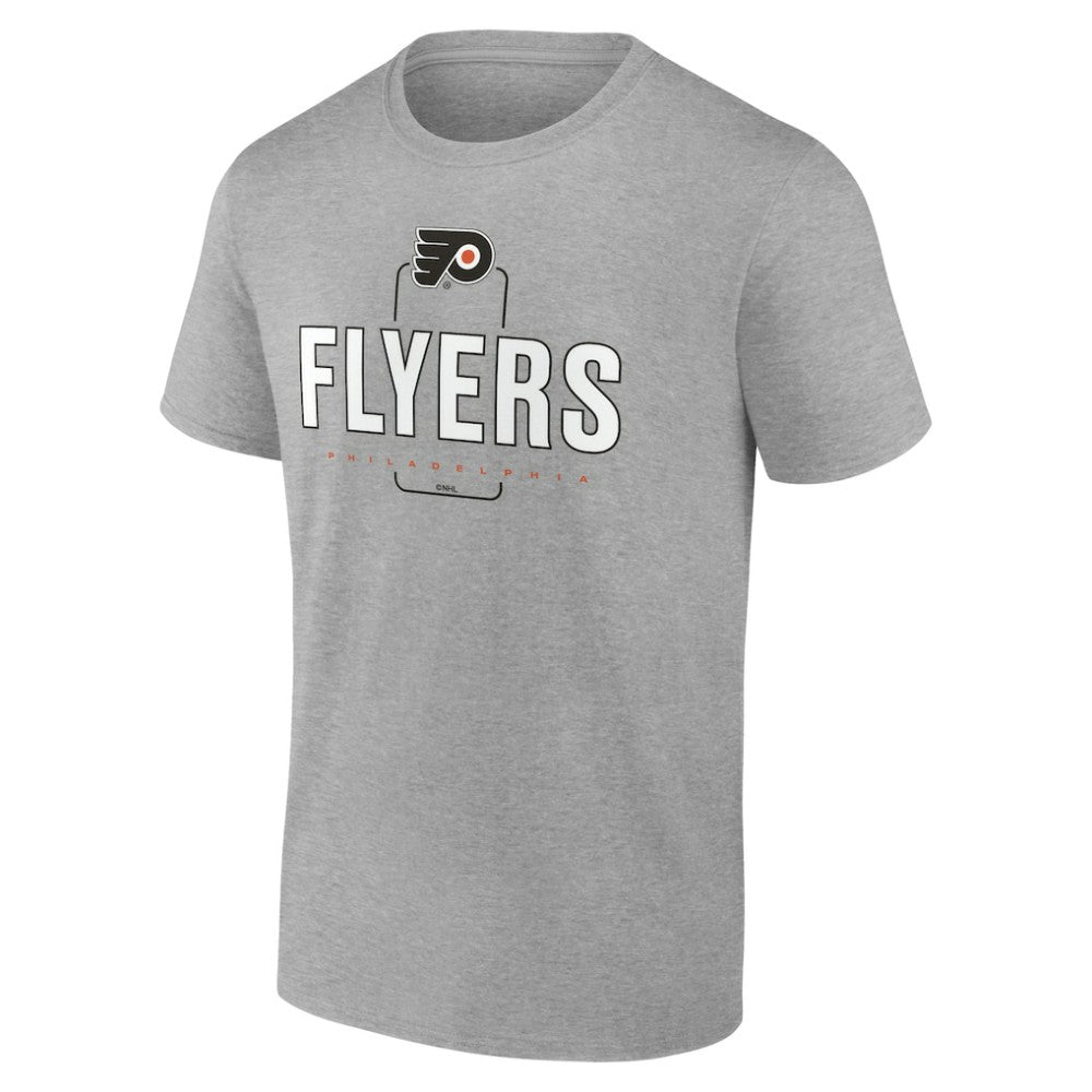 NHL,Custom Philadelphia Flyers Personalized Name & Number Midfielder T-Shirt - Gray
