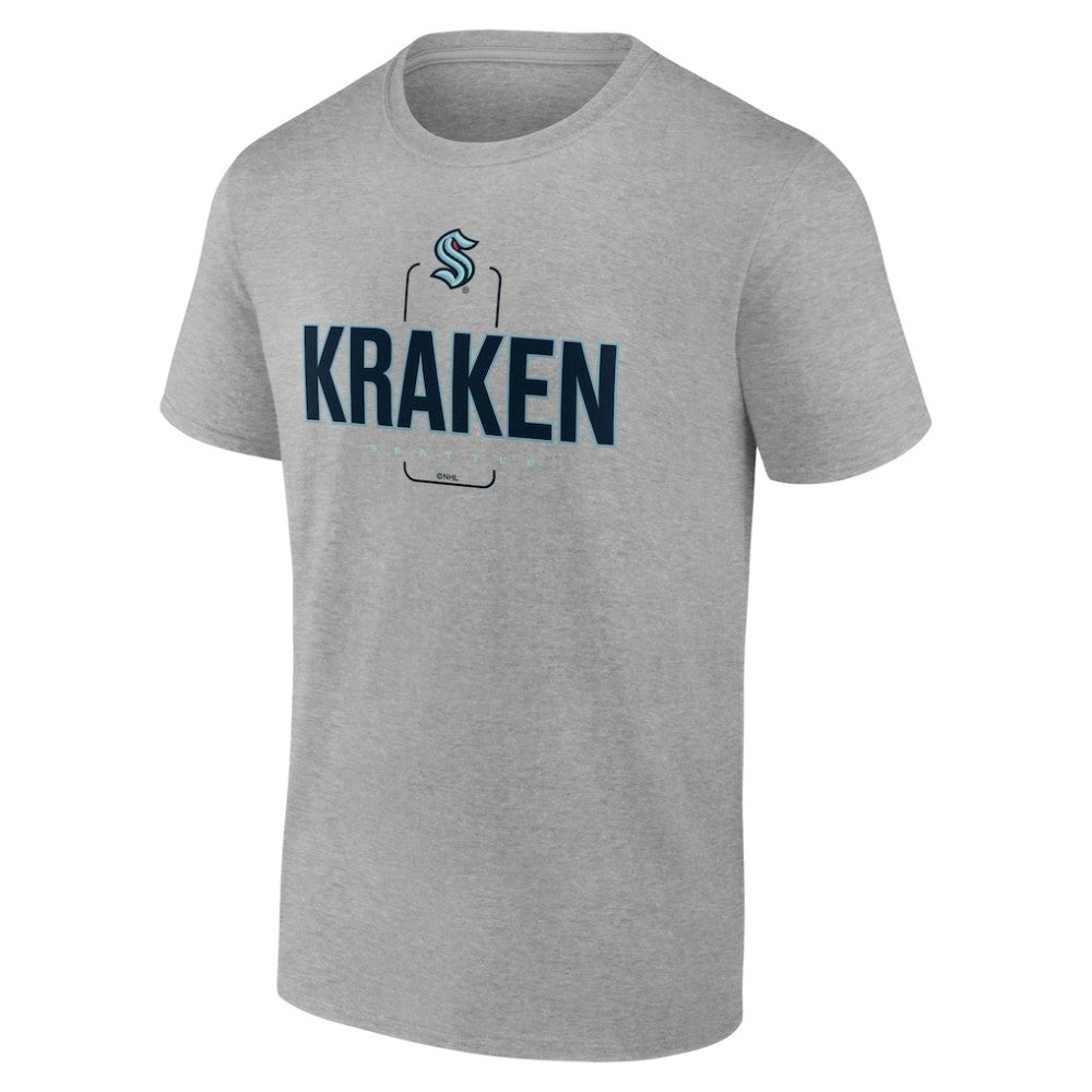 NHL,Custom Seattle Kraken Personalized Name & Number Midfielder T-Shirt - Gray