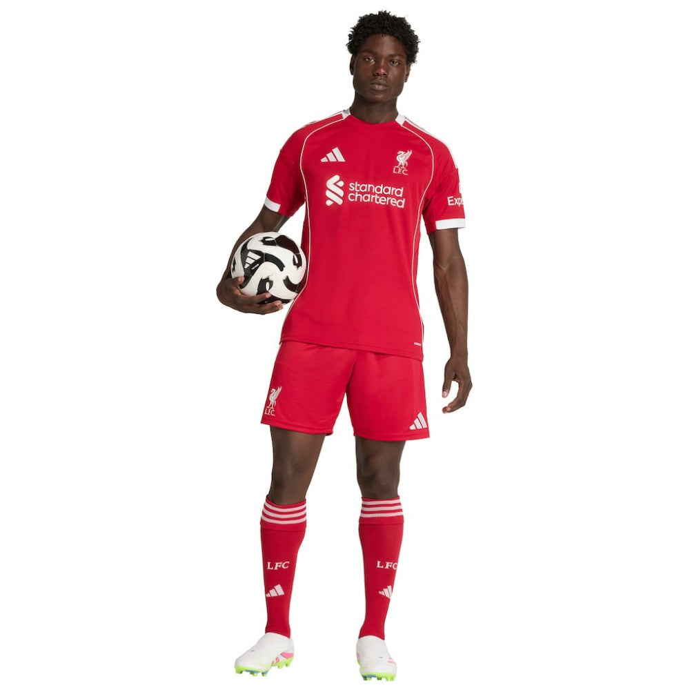Liverpool 2025/26 Home AEROREADY Replica Shorts Red