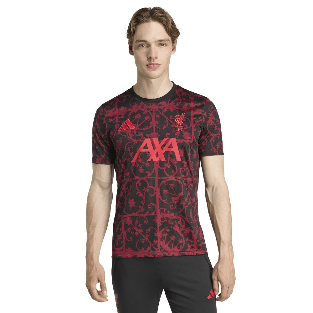Liverpool 2025/26 AEROREADY Pre-Match Top Black